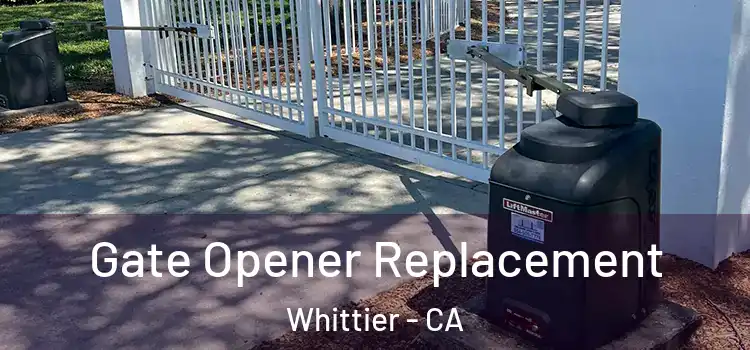 Gate Opener Replacement Whittier - CA